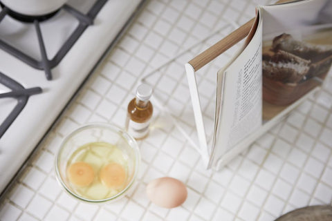 Yamazaki Tosca Kookboeken/tabletstandaard - Wit