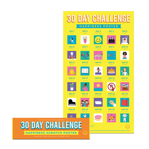 Gift Republic Krasposter - 30 Day Happiness Challenge