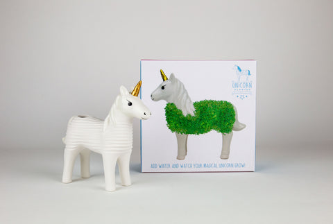 Gift Republic Plantenpot met chiazaden - Unicorn