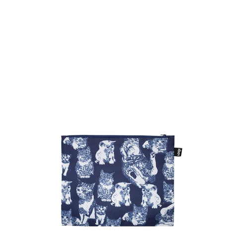 LOQI Zip Pockets - Cats gerecycled