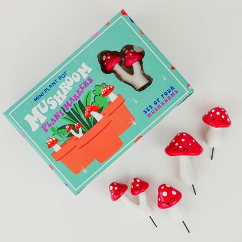 Gift Republic Plantenpot decoratie - Mushroom