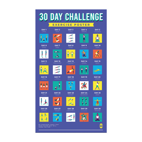 Gift Republic Krasposter - 30 Day Fitness Challenge