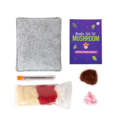 Gift Republic DIY kit - Mushroom Needle Felting