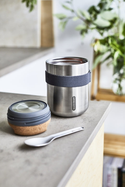 Black+Blum Thermo Pot - Thermos voedselcontainer - 0.55Ltr - Grijs