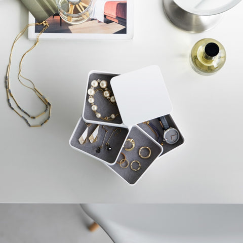 Yamazaki Tower Sieradenorganizer vierkant 4-laags