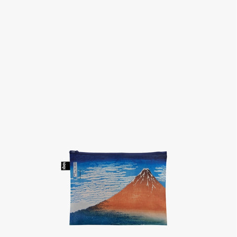LOQI Zip Pockets - Fuji from Gotenyama, Red Fuji and Wave gerecycled