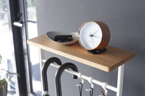 Yamazaki Tower Hangende paraplubak met houten top - Wit