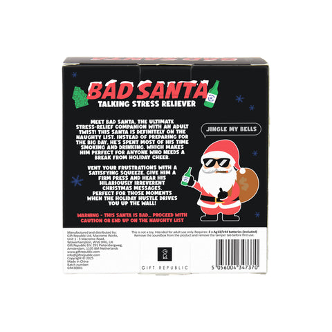 Gift Republic Stressbal - Bad Santa