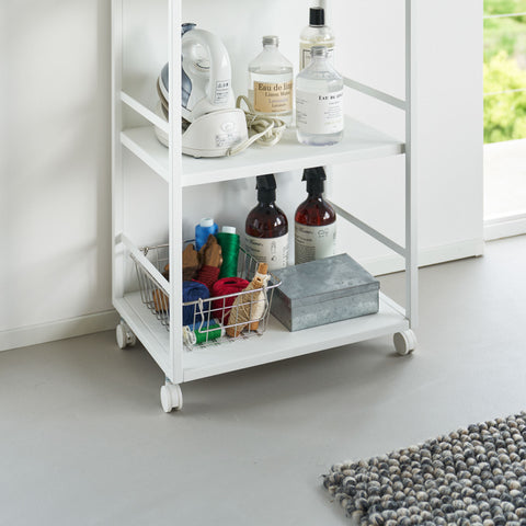 Yamazaki Tower Opbergtrolley 3-laags semi gesloten