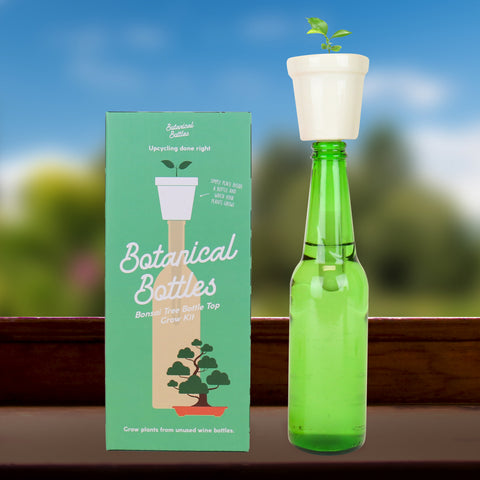 Gift Republic Botanical Bottles Kweekset - Bonsai Trees