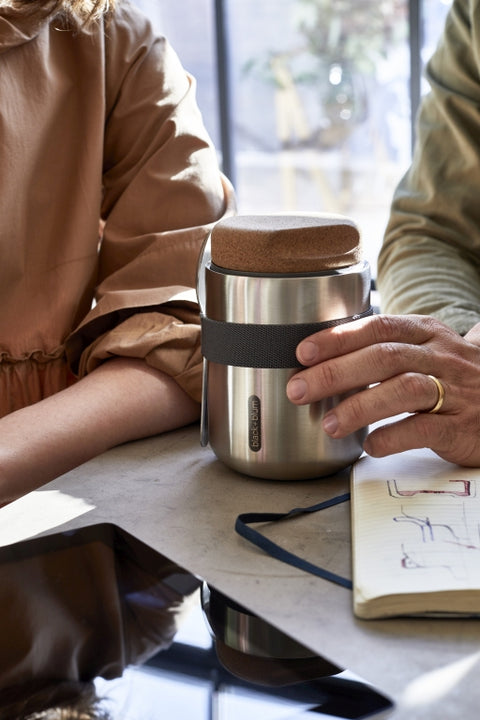 Black+Blum Thermo Pot - Thermos voedselcontainer - 0.55Ltr - Grijs
