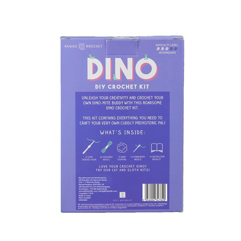 Gift Republic DIY kit - Dinosaur Crochet