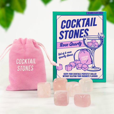 Gift Republic Cocktail stenen - Rose Quartz
