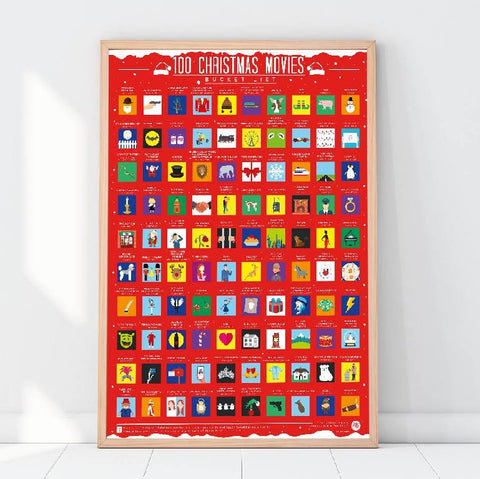 Gift Republic Krasposter - 100 Christmas Movies
