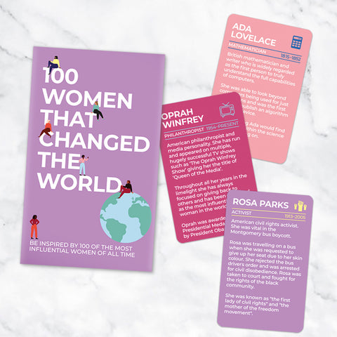 Gift Republic Kaartenset - 100 Women That Changed the World