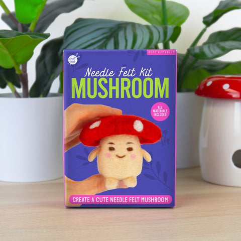Gift Republic DIY kit - Mushroom Needle Felting
