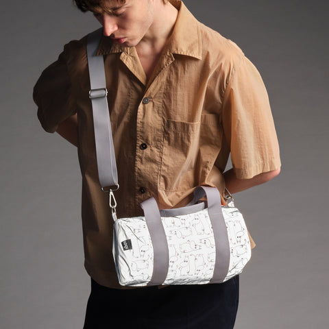 LOQI Weekender Medium - Pattern reflecterend