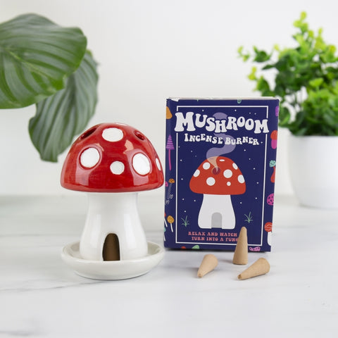 Gift Republic Wierookhouder - Mushroom