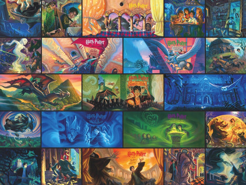 New York Puzzle Company Puzzel Harry Potter Collage - 1000 stukjes
