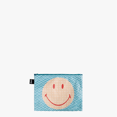 LOQI Zip Pockets - Tyvek Blossom