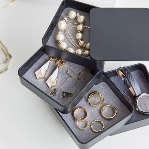 Yamazaki Tower Sieradenorganizer vierkant 4-laags