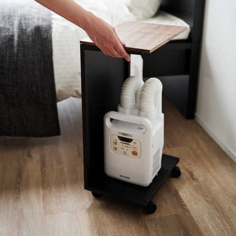 Yamazaki Tower Bijzettafel op wielen semi gesloten
