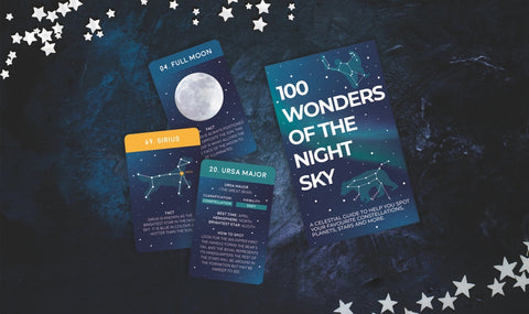 Gift Republic Kaartenset - 100 Wonders of the Night Sky