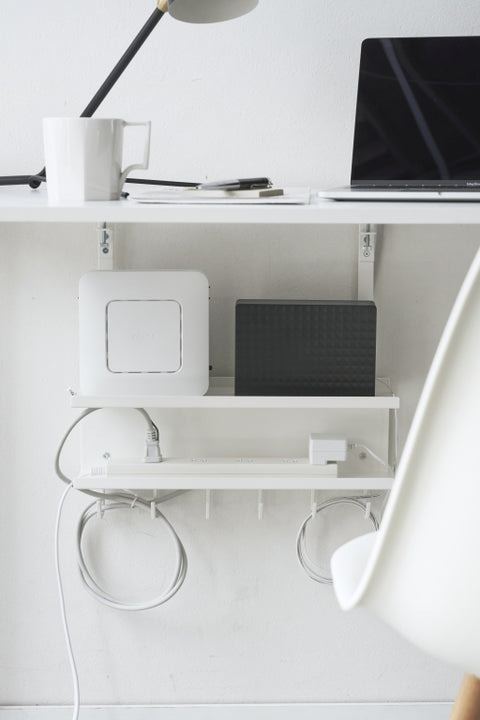 Yamazaki Smart Kabel & router organizer voor onder bureau