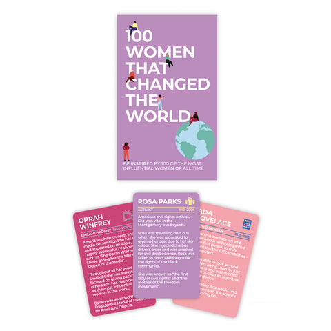 Gift Republic Kaartenset - 100 Women That Changed the World