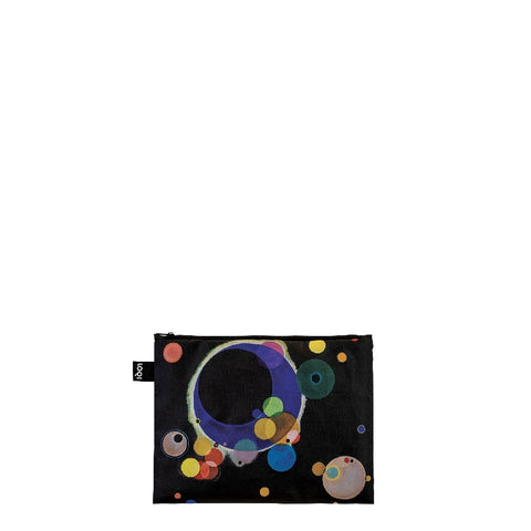 LOQI Zip Pockets - Circular Forms, Several Circles, Composition gerecycled