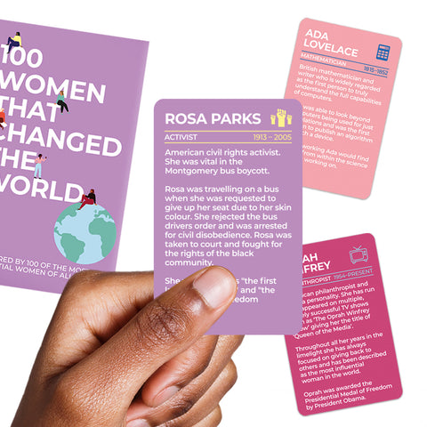 Gift Republic Kaartenset - 100 Women That Changed the World