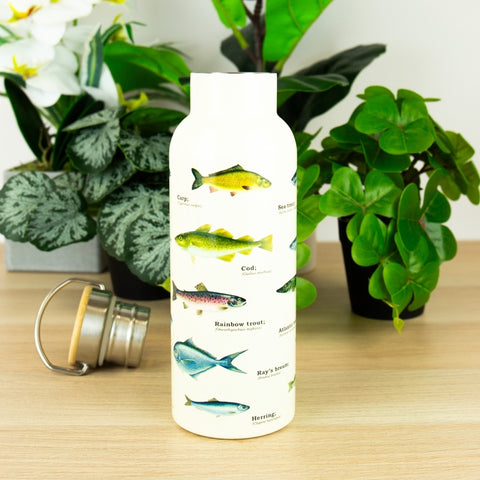 Gift Republic Waterfles - Multi Fish