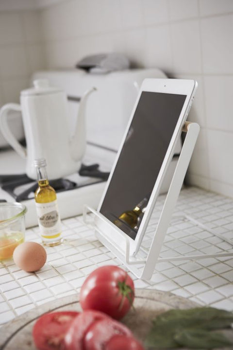 Yamazaki Tosca Kookboeken/tabletstandaard - Wit