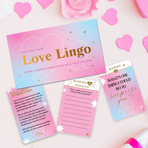 Gift Republic Kaartenset - Discover your Love Lingo