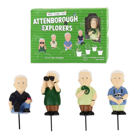 Gift Republic Plantenpot decoratie - Attenborough Explorers