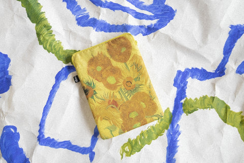 LOQI Laptop Sleeve Medium - Sunflowers gerecycled