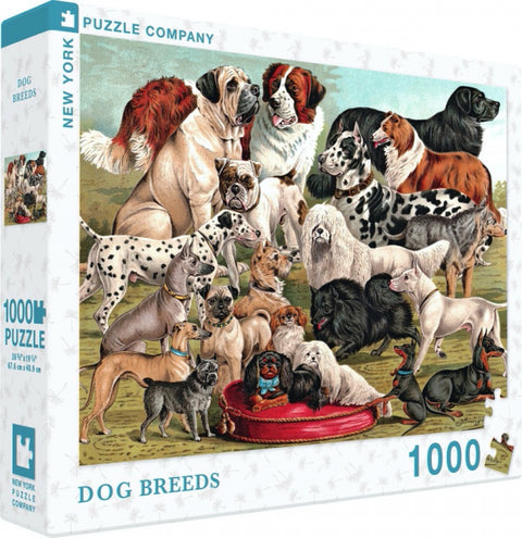 New York Puzzle Company Puzzel Dog Breeds - 1000 stukjes