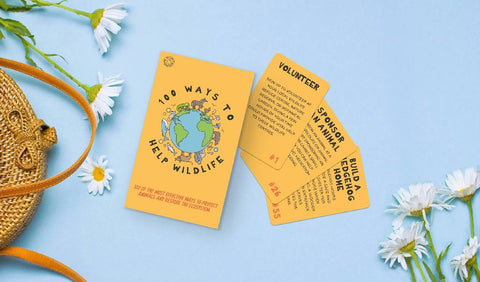 Gift Republic Kaartenset - 100 Ways to Help Wildlife