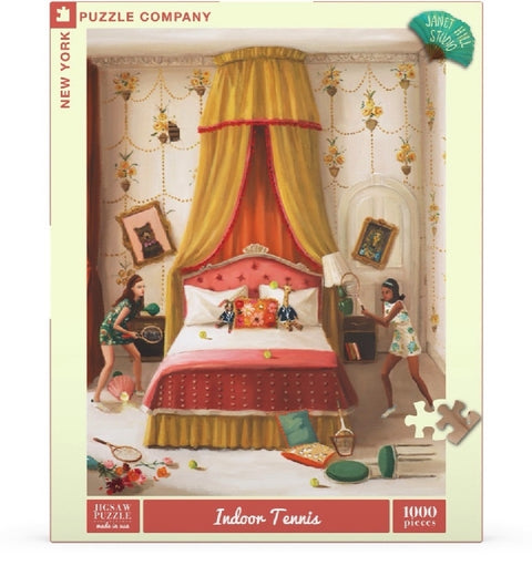 New York Puzzle Company Puzzel Indoor Tennis - 1000 stukjes