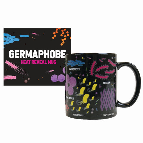 Gift Republic Mok warmtegevoelig - Heat Reveal Mug - Germaphobe