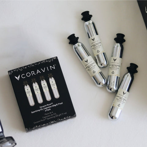 Coravin Pure Sparkling CO2 capsules 6 stuks - 20g/27ml