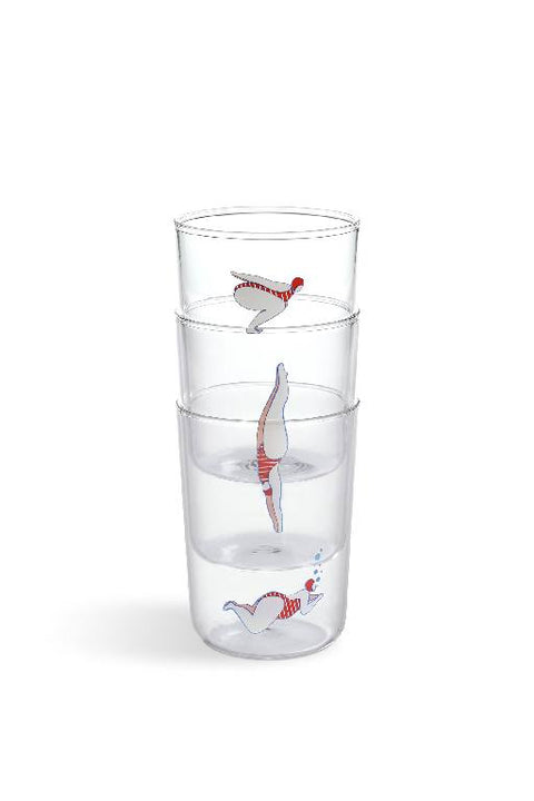 Ototo Glazen Deep Dive set van 3