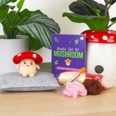 Gift Republic DIY kit - Mushroom Needle Felting