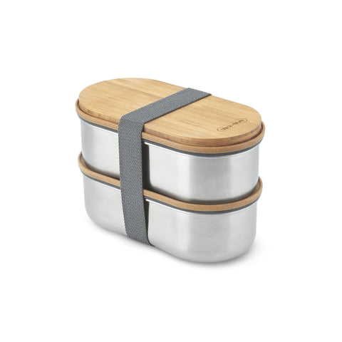Black+Blum Bento Box - Lunchbox - 185x97x120mm - Grijs