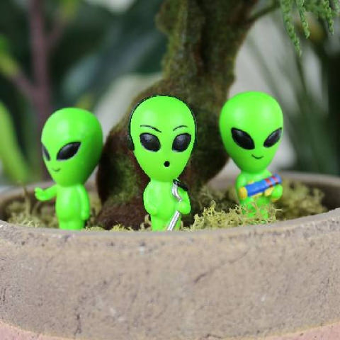 Gift Republic Plantenpot decoratie - Alien