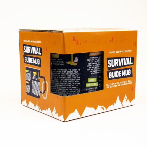 Gift Republic Mok emaille - Enamel Mug - Survival
