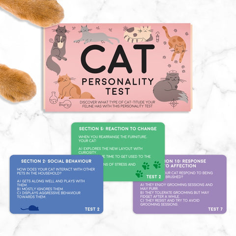 Gift Republic Kaartenset - Cat Personality Test