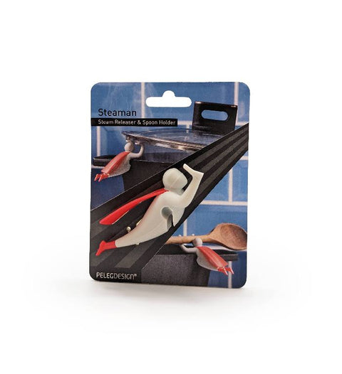 Peleg Design Lepelhouder en stoomaflater Steaman