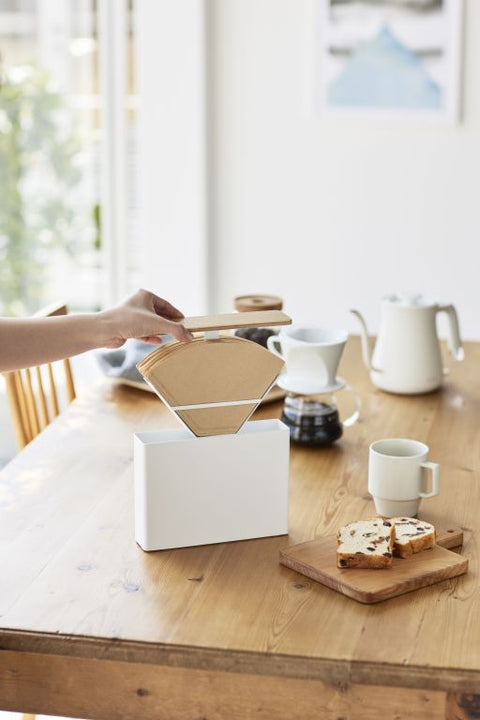Yamazaki Tosca Koffiefilterhouder Large - Wit