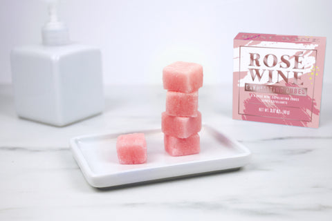 Gift Republic Scrubblokjes - Rose Wine